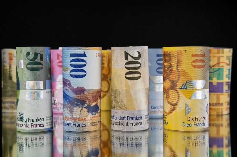 Swiss Francs for Nestle Dividend Day