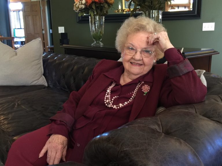 Grandma Kathryn visiting Joshua and Aaron