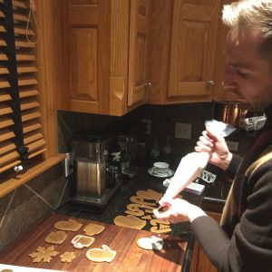 Aaron Icing our Gingerbread Cookies 2016 Aaron Icing our Gingerbread Cookies 2016
