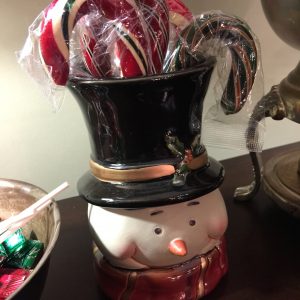 Joshua and Aaron Snowman Candy Cane Holder Joshua and Aaron Snowman Candy Cane Holder