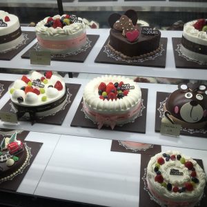 Cakes at Korean-French Bakery Cakes at Korean-French Bakery