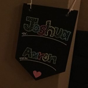 To Joshua from Aaron Big Tag Christmas 2016 To Joshua from Aaron Big Tag Christmas 2016