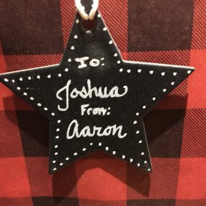 To Joshua from Aaron Star Christmas 2016 To Joshua from Aaron Star Christmas 2016