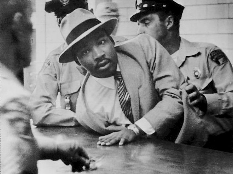 Martin Luther King Jr Being Arrested