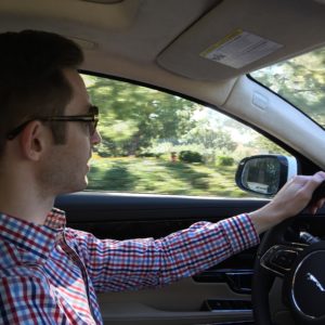 Aaron Driving in Newport Beach