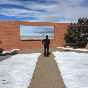 Aaron at the Barringer Meteor Crater
