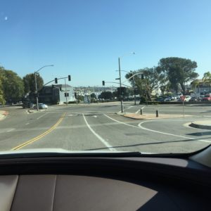 Driving Around Newport Beach in the Morning