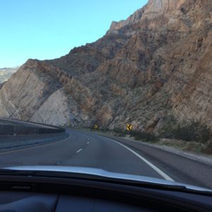 Going Throuhg the Canyons and Mountains Was a Cool Experience