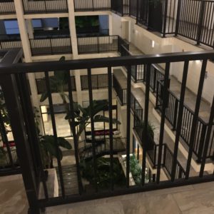 Marriott at Newport Center Open Hallways