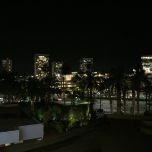 Newport Center at Night