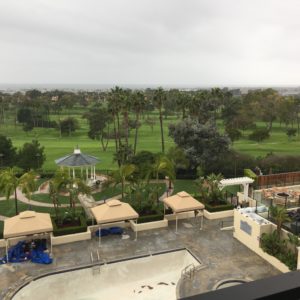 Ocean View on a Rainy Morning