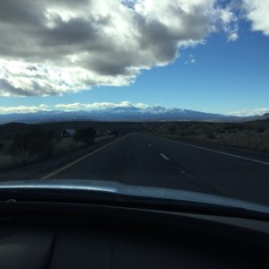 Rocky Mountains on the Drive to California