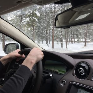 Snow in Flagstaff Arizonia