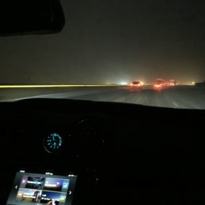 Snowstorm in the Desert