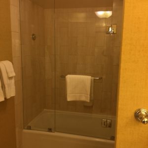 The Shower at the Island Hotel in Newport Beach California