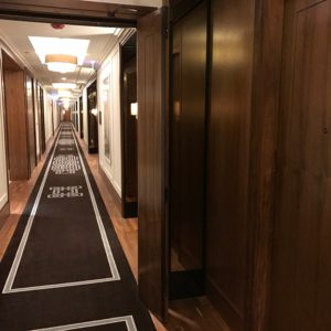 Hallway to Our Room at the Langham Hotel in Chicago Hallway to Our Room at the Langham Hotel in Chicago