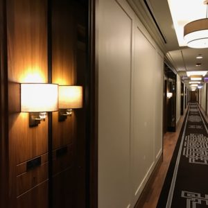 Lights in the Hallway at the Langham Hotel Chicago Lights in the Hallway at the Langham Hotel Chicago