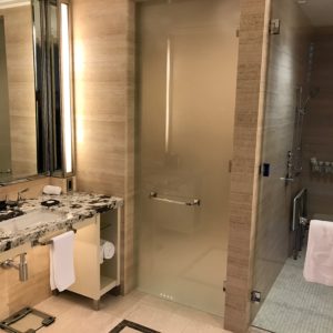 Other Side of the Bathroom in Our Room at the Langham Hotel Chicago Other Side of the Bathroom in Our Room at the Langham Hotel Chicago