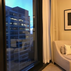 The View from One of the Windows in the Langham Hotel Chicago The View from One of the Windows in the Langham Hotel Chicago