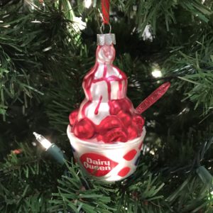 Joshua Kennon and Aaron Green Dairy Queen Strawberry Sundae Ornament Joshua Kennon and Aaron Green Dairy Queen Strawberry Sundae Ornament