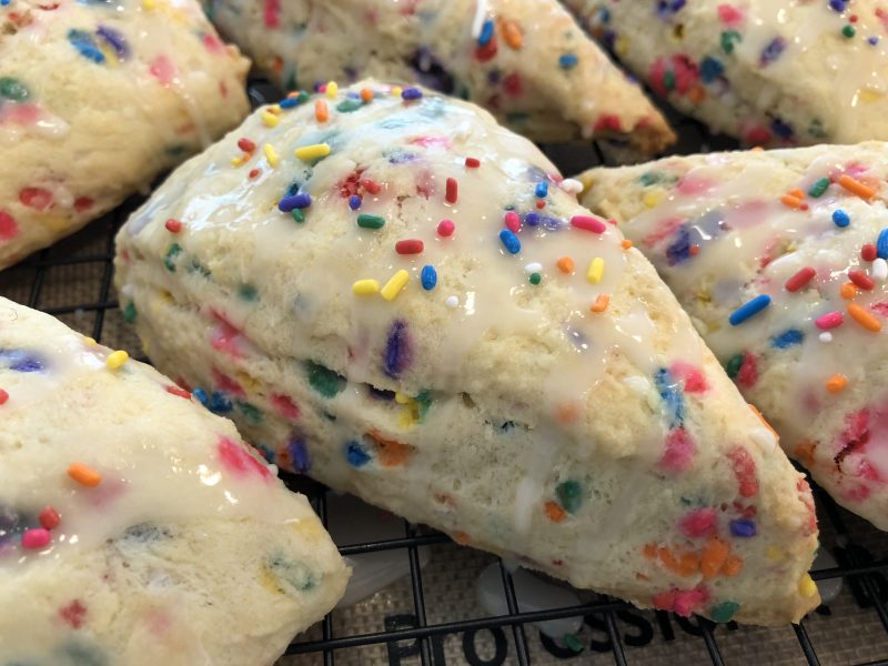 Aaron Birthday Cake Scone Recipe