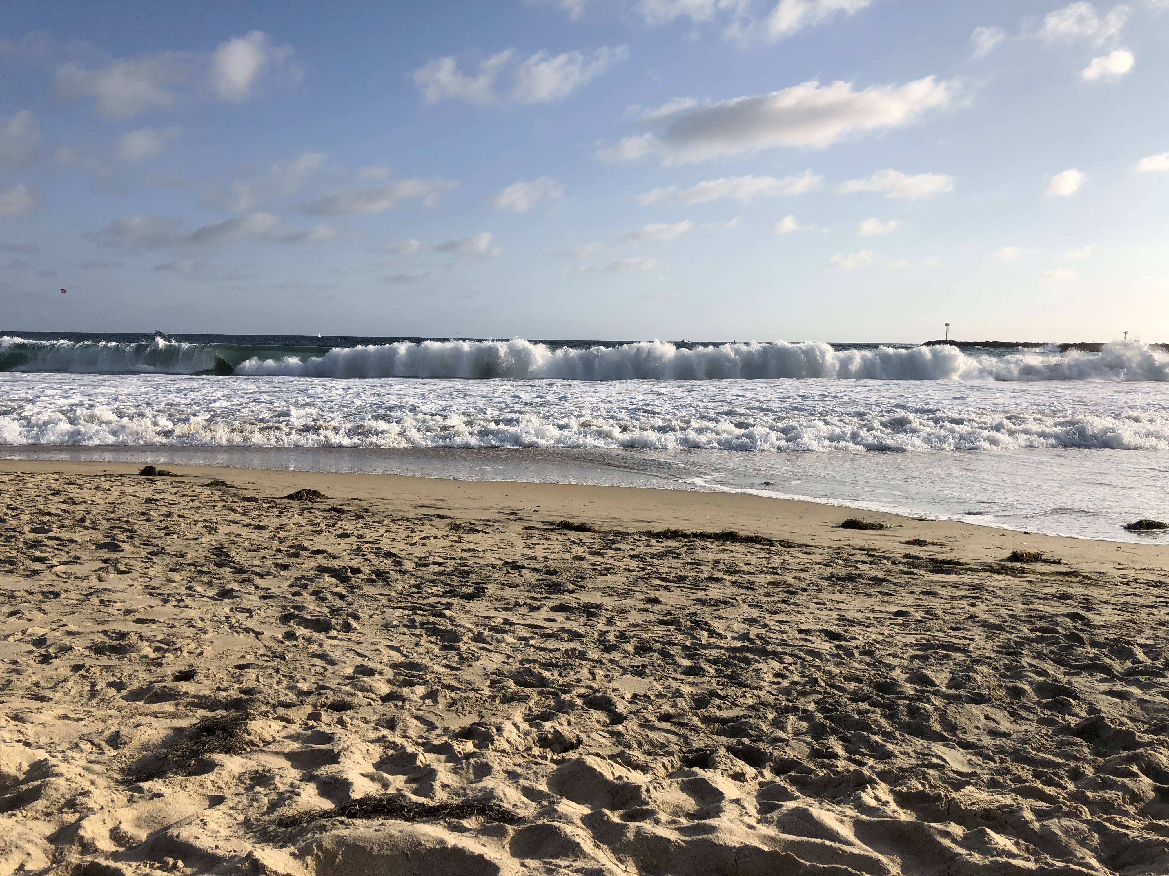 Josh and Aaron at Corona del Mar State Beach in California 10-06-2018 Ocean Waves
