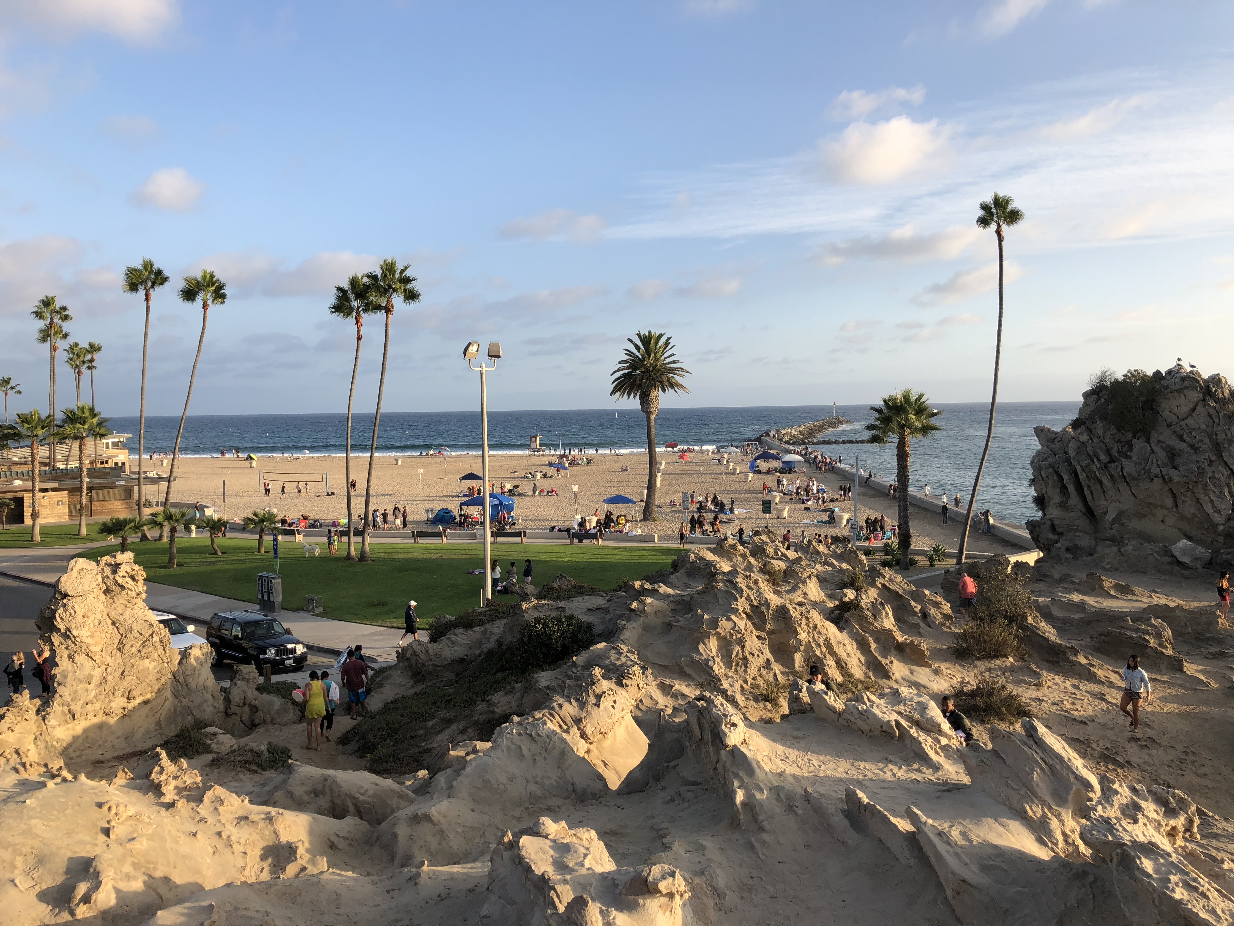 Joshua Kennon and Aaron Green at Corona del Mar State Beach on October 6, 2018 Looking Out Across the Ocean