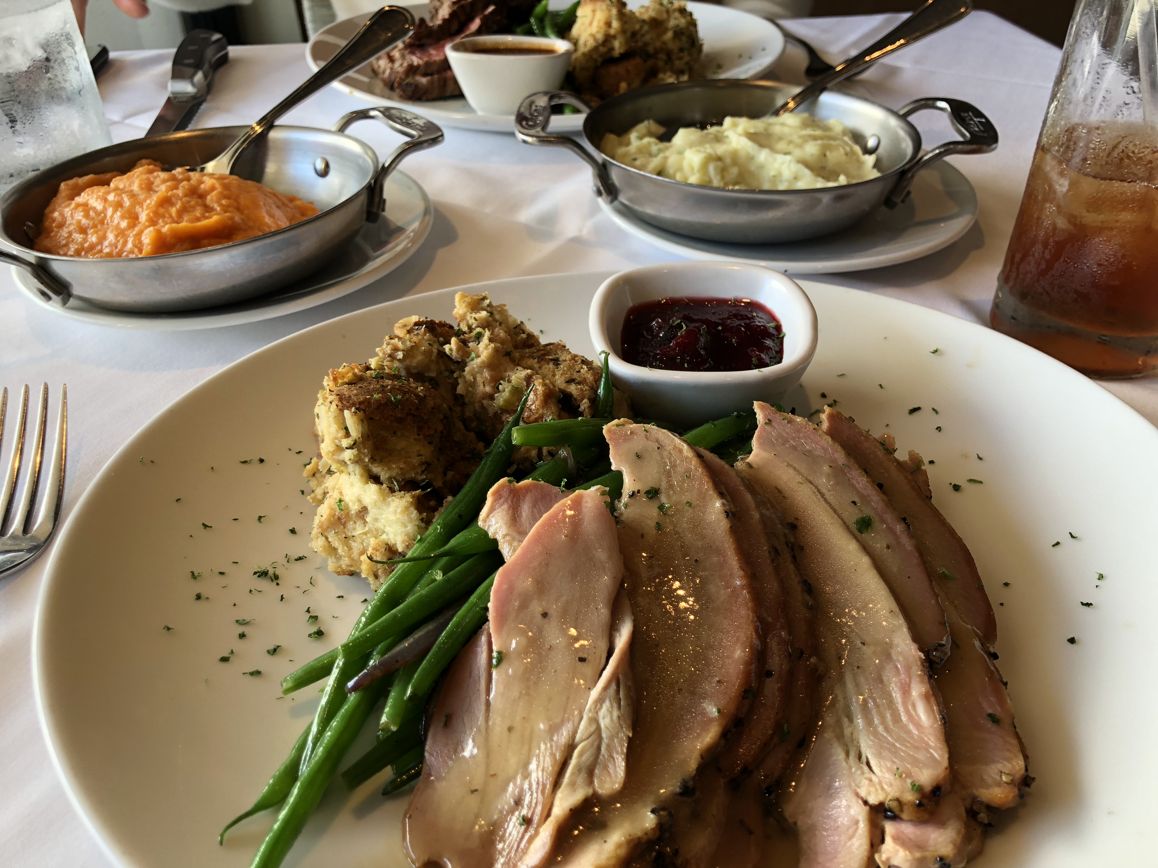 Thanksgiving Dinner at Fleming's in Newport Beach