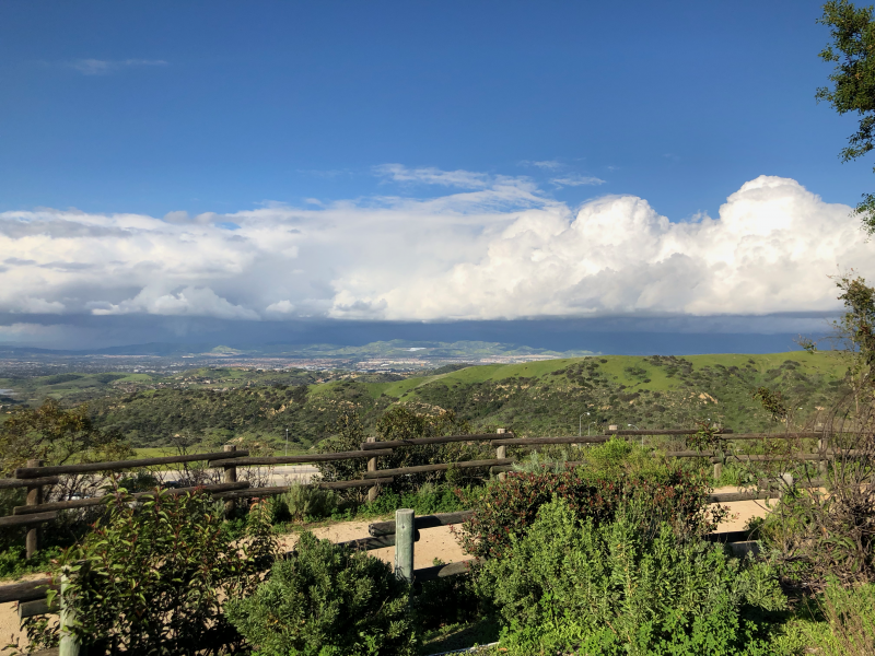 Overlooking Irvine, Tustin, Costa Mesa, etc from Newport Beach and Newport Coast