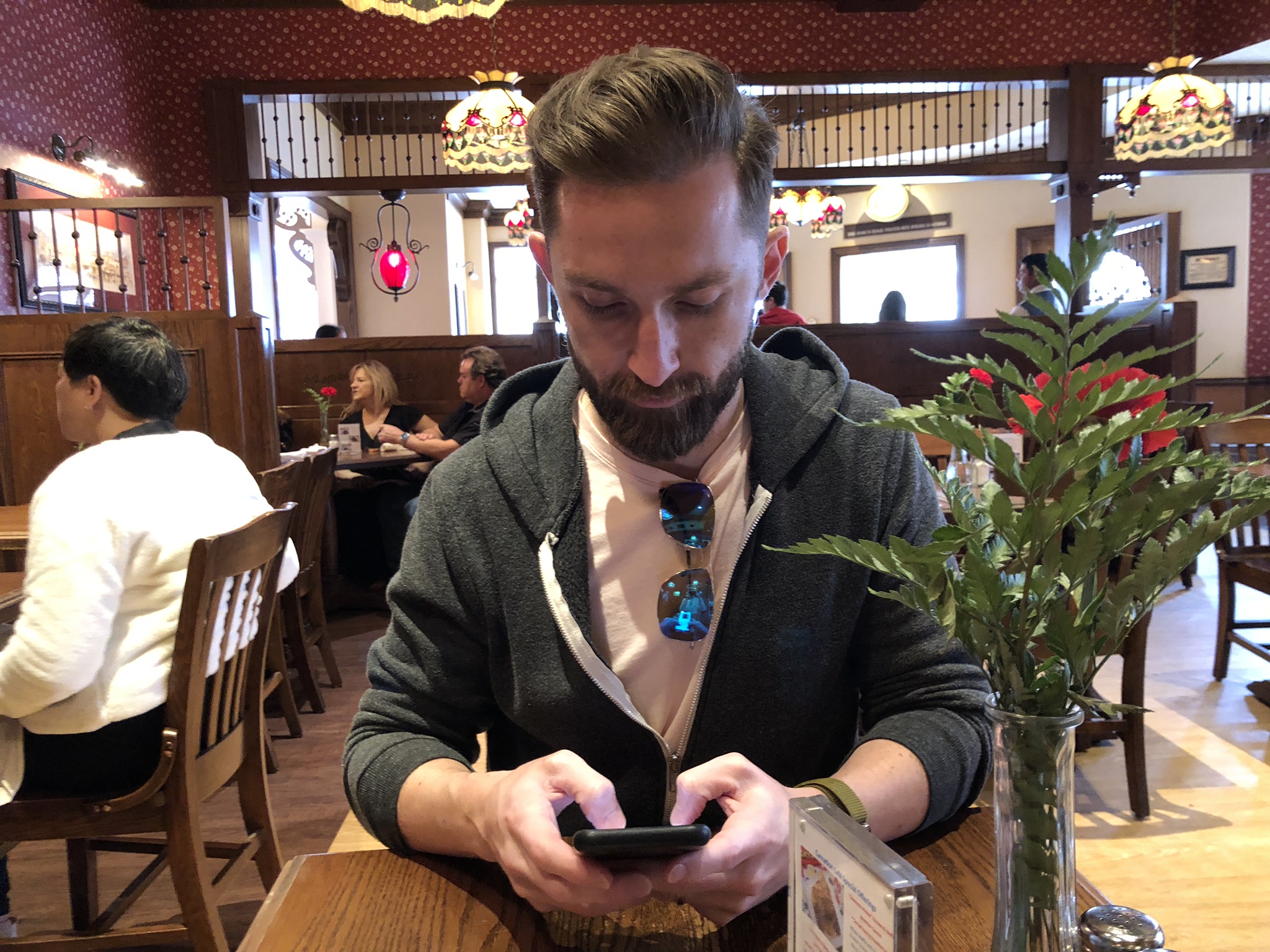 Aaron Green at Carnation Cafe Disneyland 04-20-2019