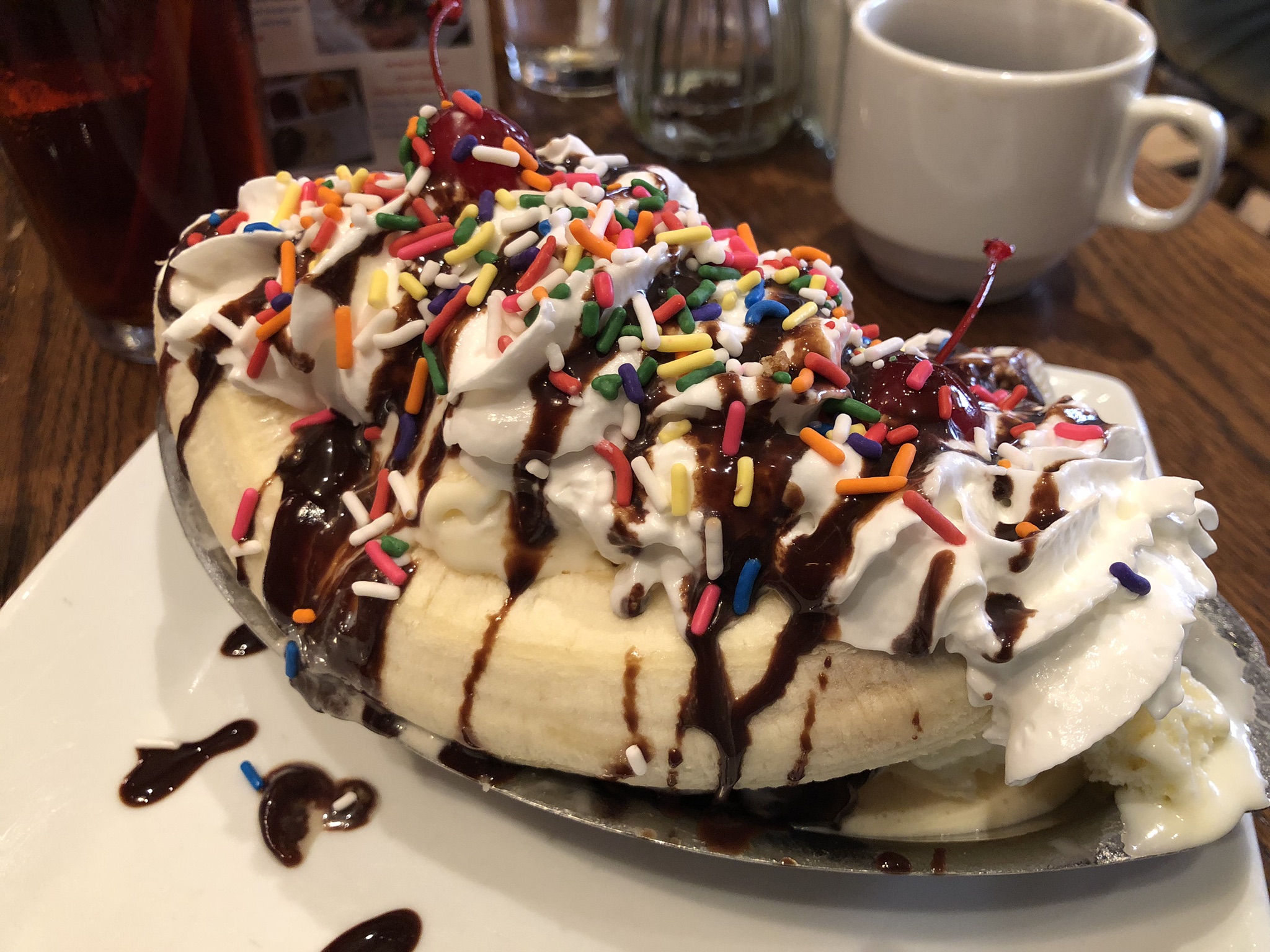 Banana Split at Carnation Cafe Disneyland 04-20-2019