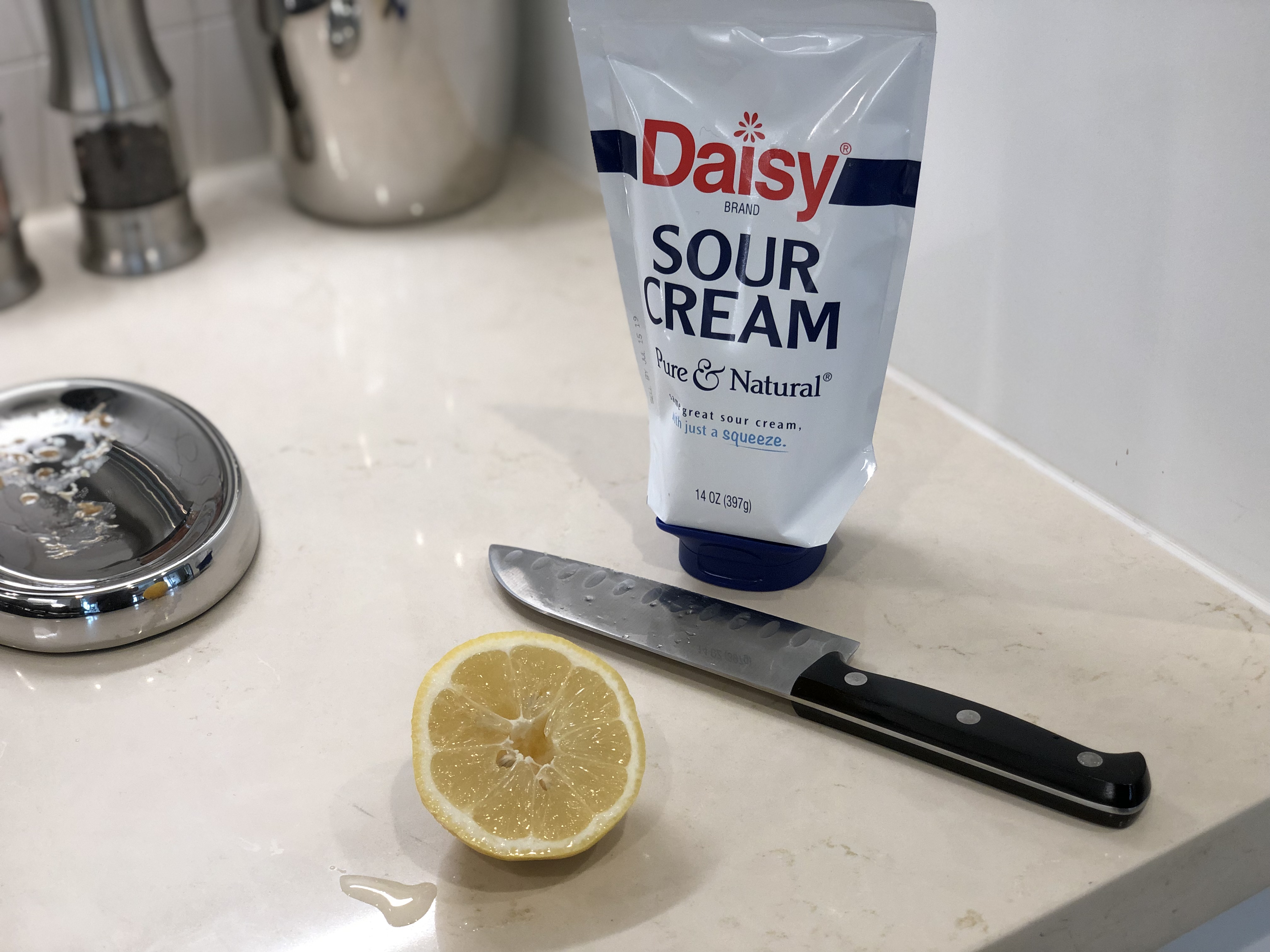 Lemon and Sour Cream for Beef Stroganoff Recipe