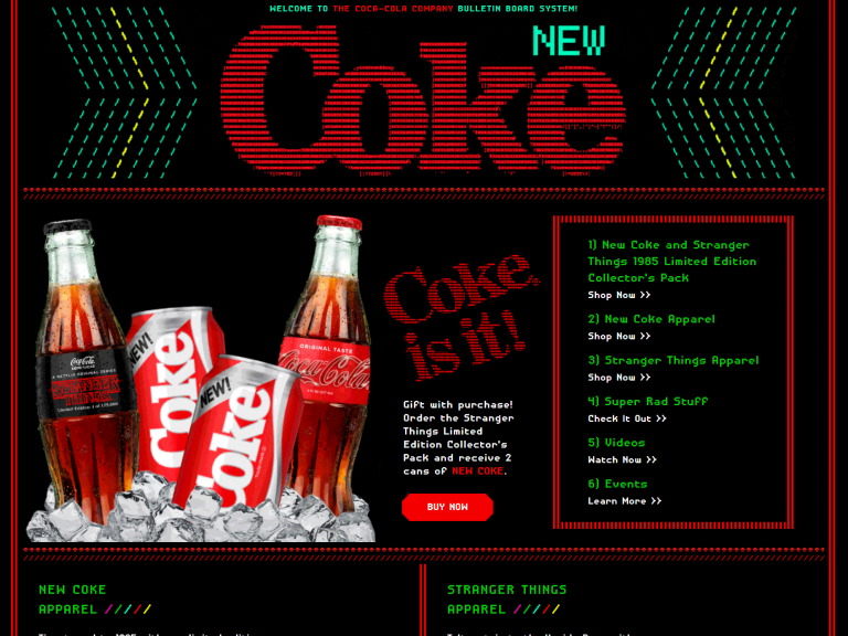 New Coke Stranger Things New Coke Stranger Things