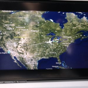 Flight Path Over Chicago from Trip Back from Lexington Kentucky