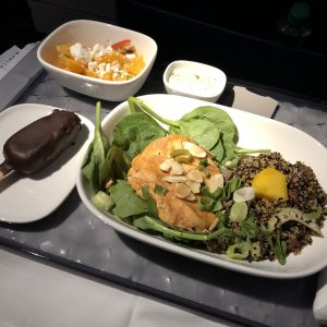 Flight to Atlanta - Food Delta First Class - Chicken Tandoori
