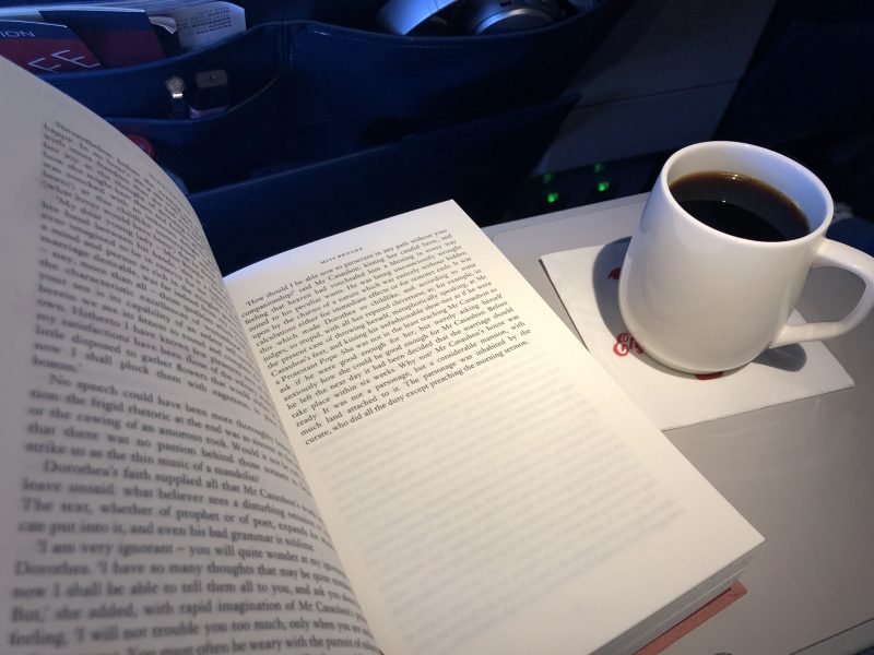 Reading Middlemarch by George Eliot During Plane Flight Reading Middlemarch by George Eliot During Plane Flight