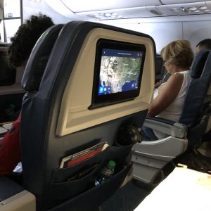 Reading Middlemarch by George Eliot on Flight to Atlanta - View from Seat