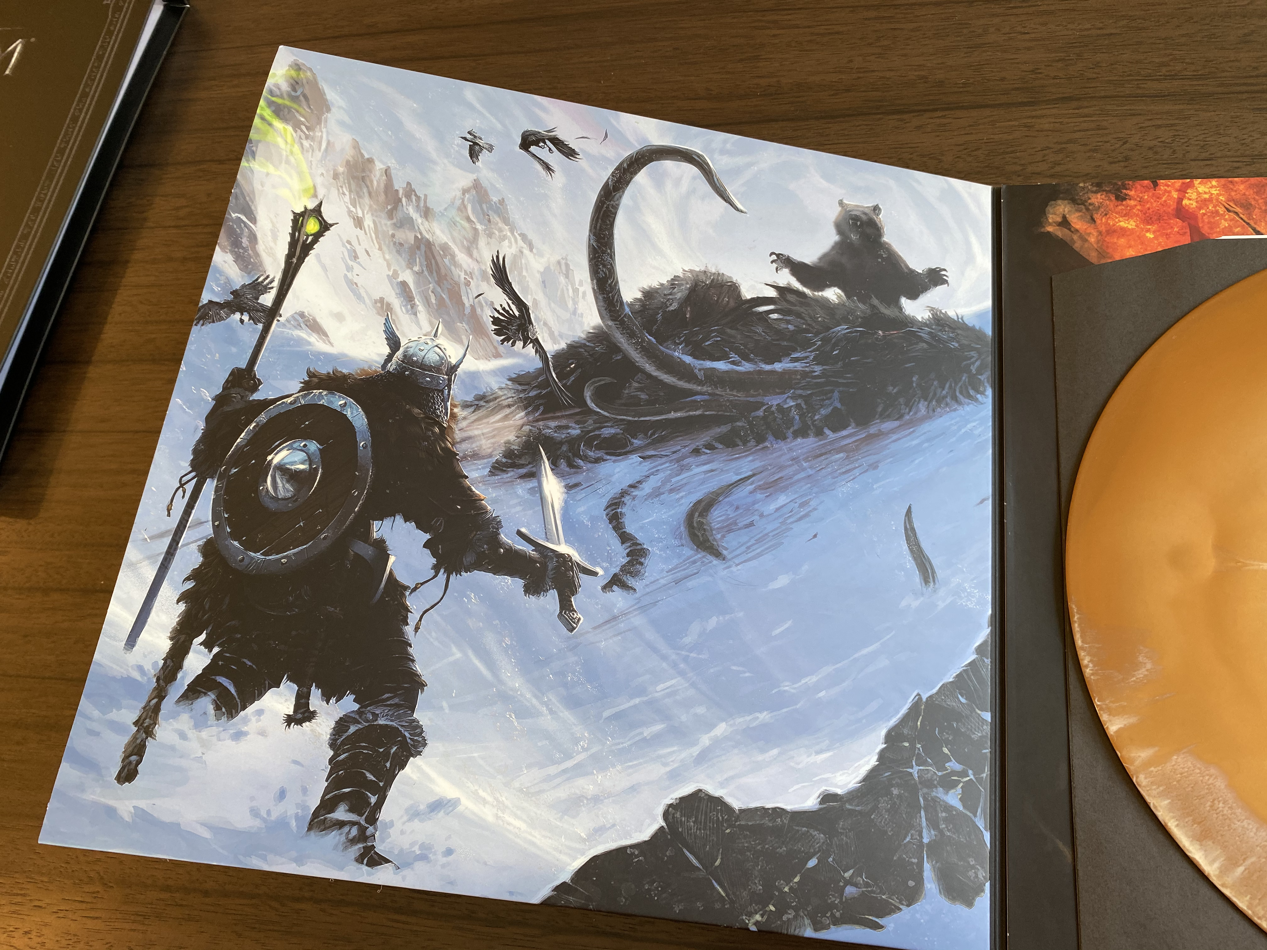 Kennon-Green Elder Scrolls V Skyrim Ultimate Edition Vinyl Box Set Sweet Roll Comic Con Limited LP - Inside 5