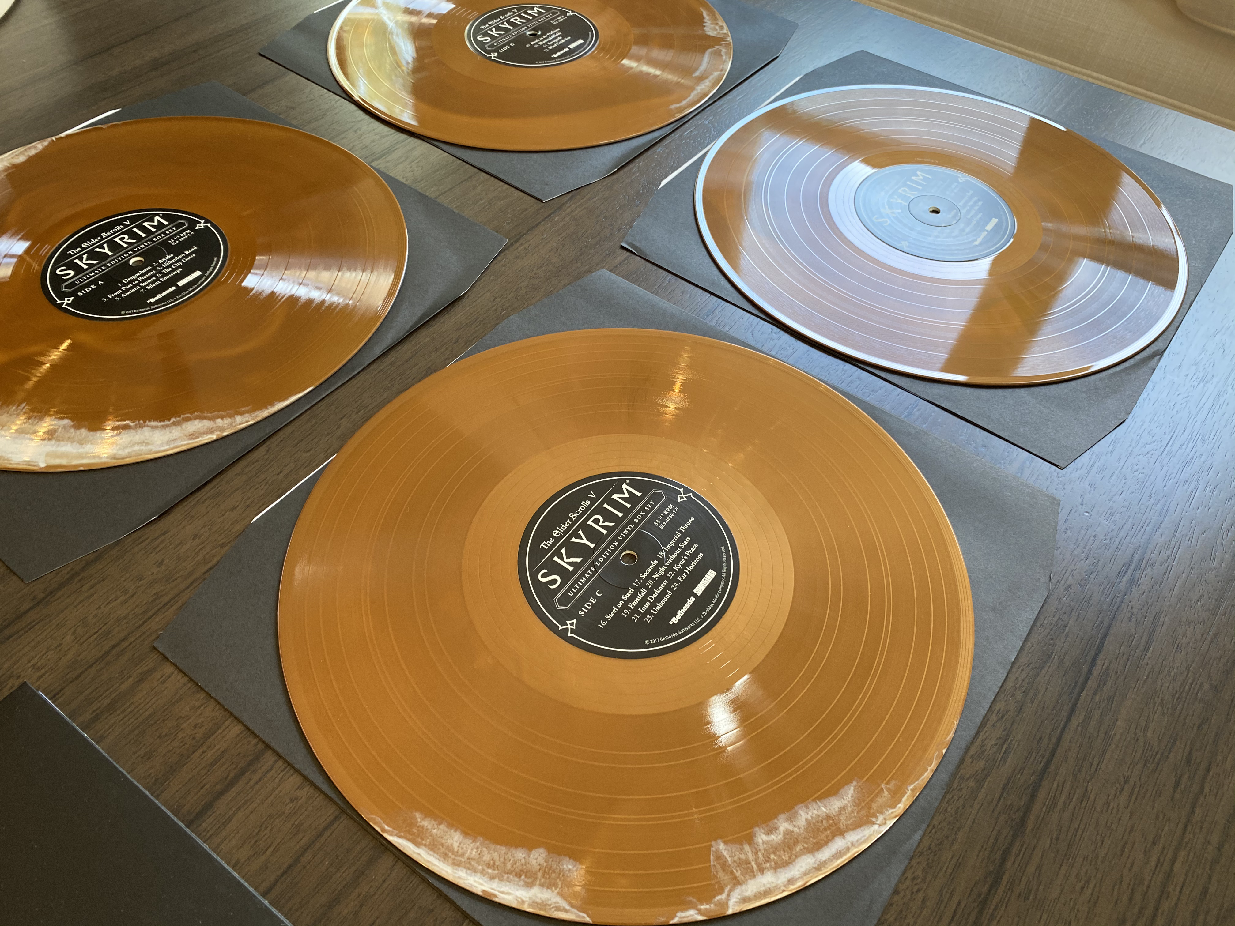Kennon-Green Elder Scrolls V Skyrim Ultimate Vinyl Edition 4 LP Box Set Sweet Roll Variant Header