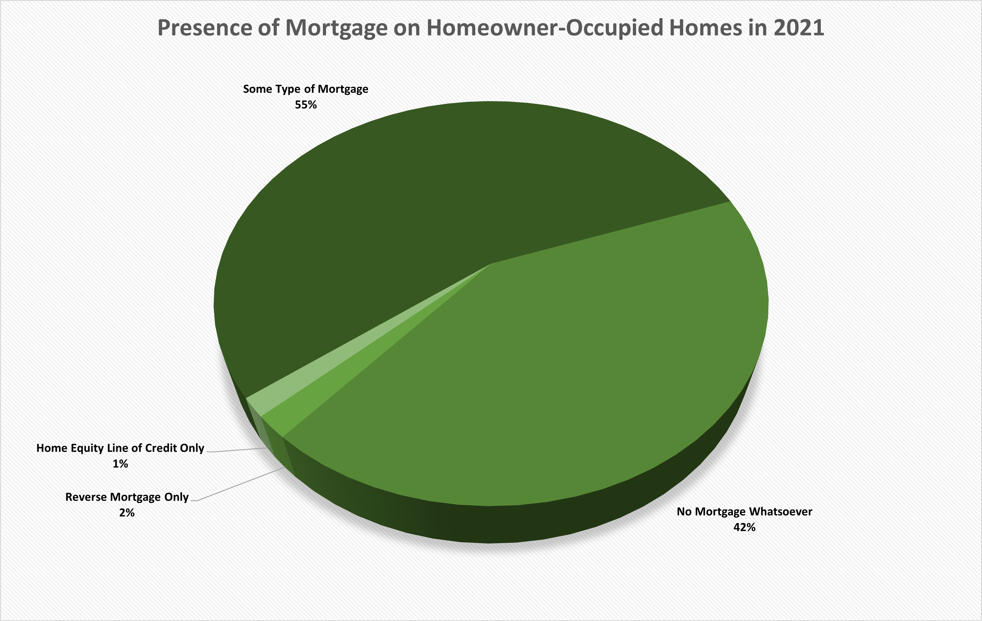 Presence of Mortgage on Homeowner-Occupied Homes in 2021