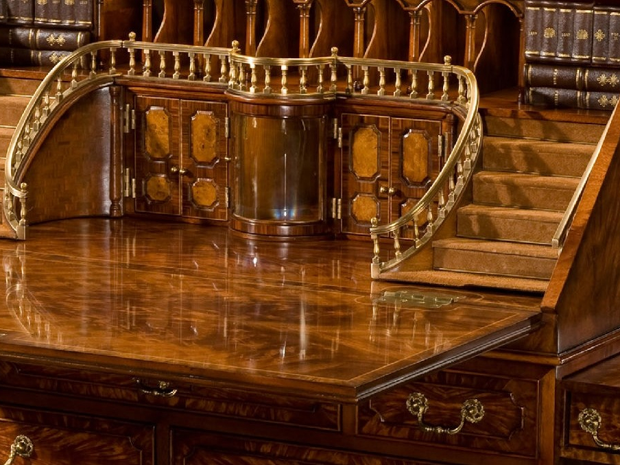Theodore Alexander Grand Staircase Desk - Open - AL71027HN - Thumbnail