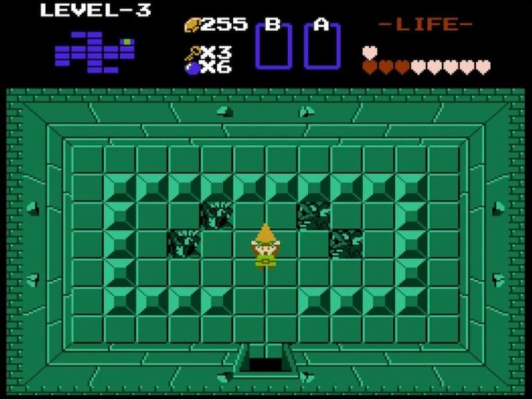 Legend of Zelda NES Level 3 Triforce Legend of Zelda NES Level 3 Triforce