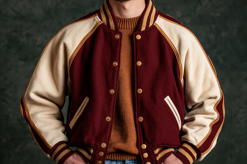 Letterman Jacket Industry Abstract Concept Banner Letterman Jacket Industry Abstract Concept Banner