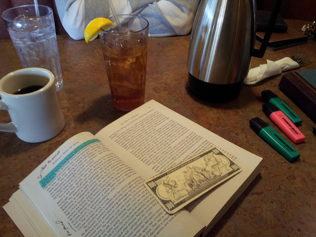 2013-04-04-Funeral Visition Waiting at Perkins